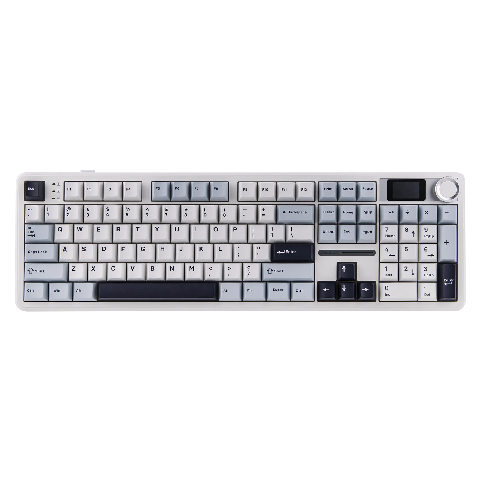 EPOMAKER X AULA F108 PRO Full Size 100% ANSI Layout Hot Swap Wired/2.4GHz/Bluetooth Wireless Mechanical Keyboard RGB Backlight
