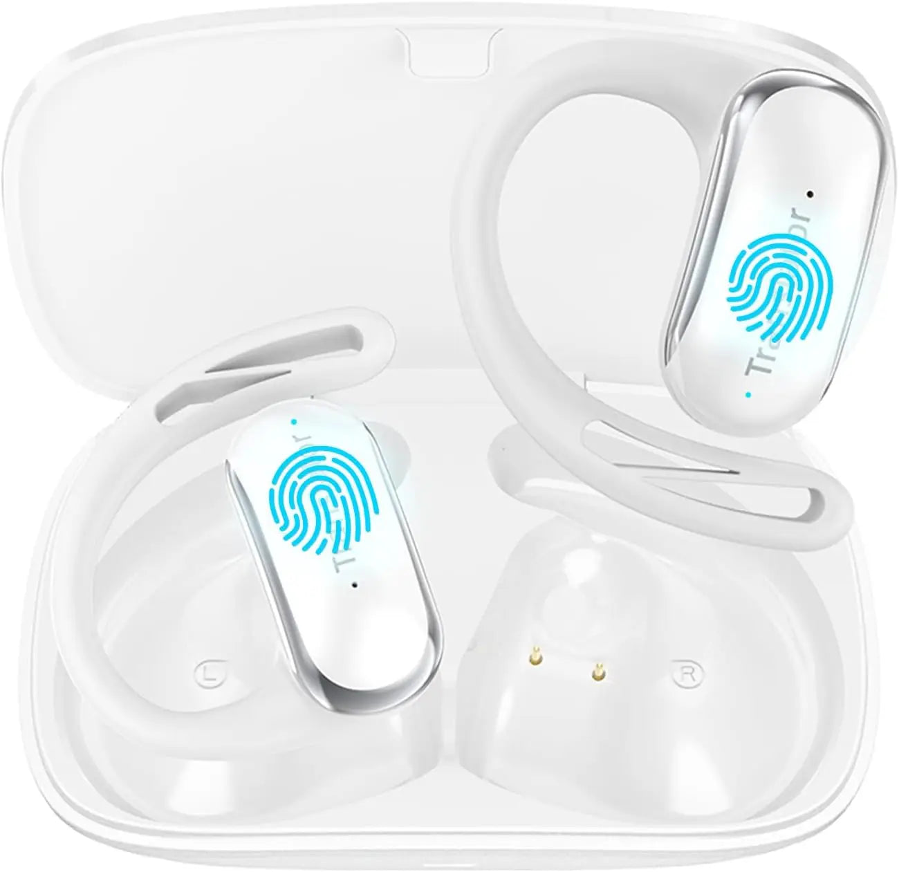 AI Translation Earbuds Real Time, 144 Language Translator Earbuds Open Ear Design 3-in-1 Bluetooth Translating Headphones