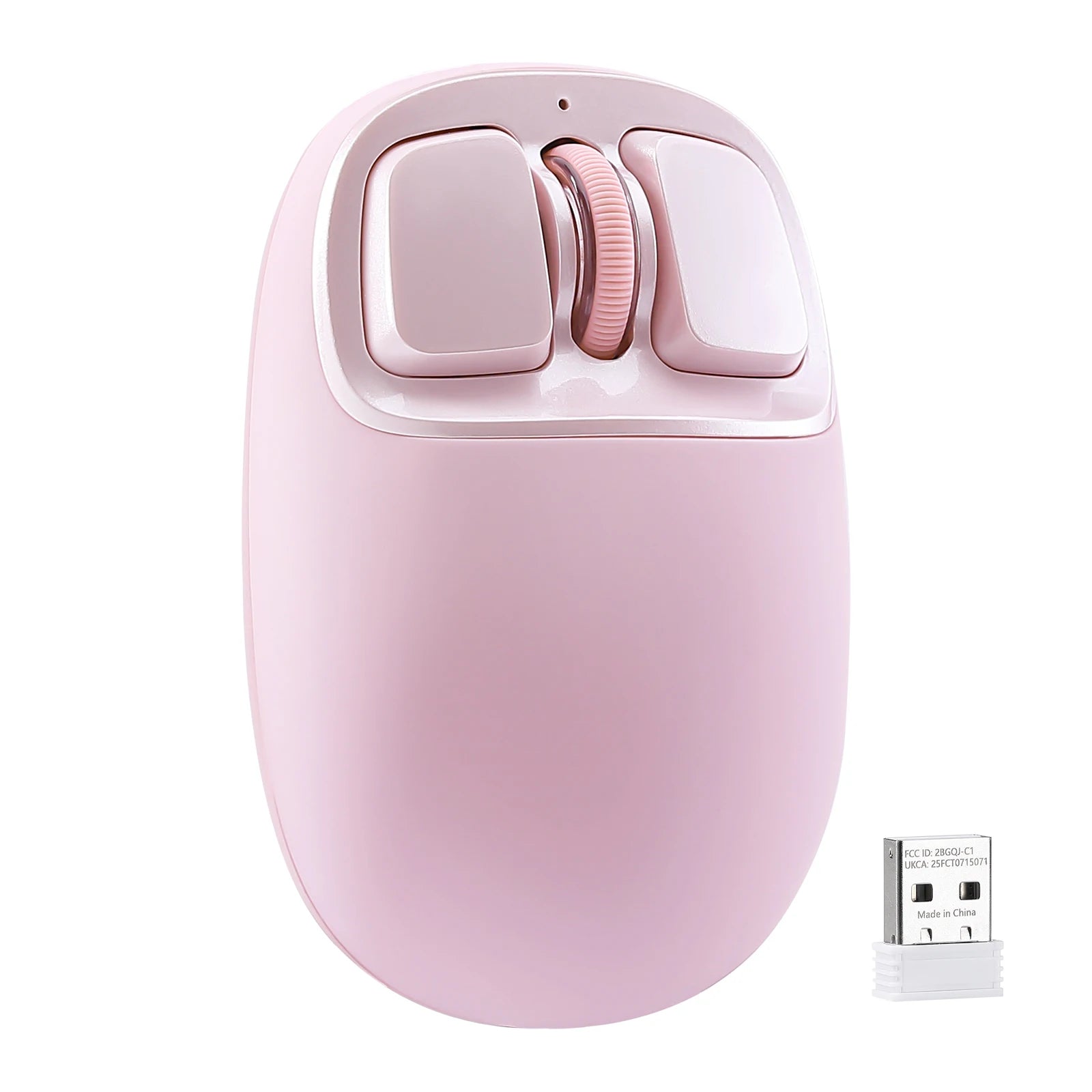 YUNZll C1 Silicone Wireless Mouse, Tri-Mode Bluetooth Mouse, Op...